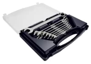 Image of DRAPER Long Metric Stainless Steel Combination Spanner Set (8 Piece) 44019