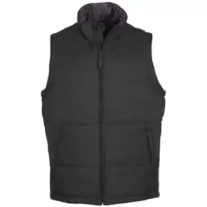 Image of SOLS Warm Unisex Padded Bodywarmer Jacket (M) (Charcoal)