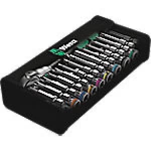 Image of Wera 8100 Sa 6 Zyklop Speed Ratchet Metric Set 1/4in Drive