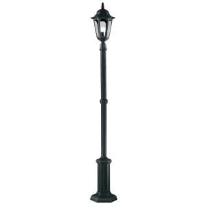 Image of 1 Light Outdoor Lamp Post Black IP44, E27