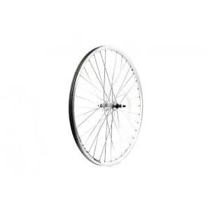 Image of Wilkinson 700c Hybrid Silver Double Wall Solid Axle Rear Wheel
