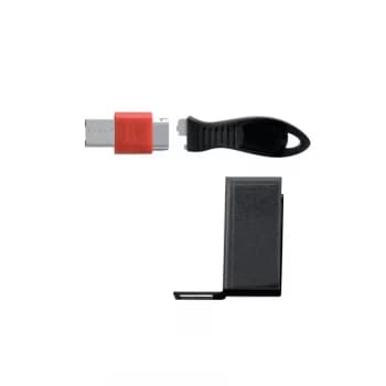 Image of USB Port Lock with Security Guard - Rectangular Black