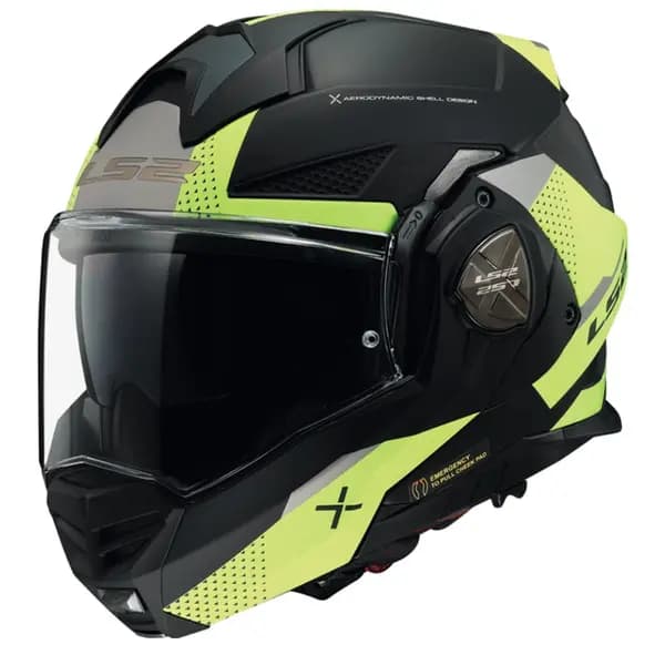 Image of LS2 FF901 Advant X Oblivion Matt Black H-V Modular Helmet Size 3XL