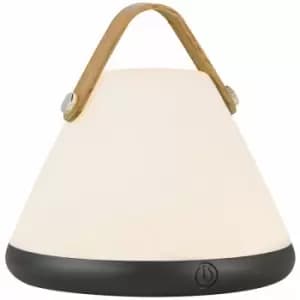 Image of Nordlux Strap LED Dimmable Portable Floor Lamp White, Black, IP54, 2700K