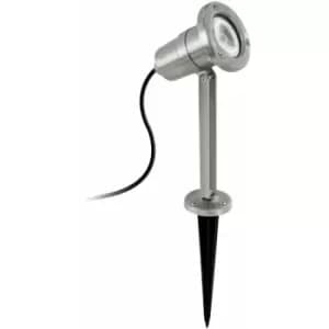 Image of IP54 Outdoor Bollard Light Stainless Steel 1 x 5W GU10 Bulb Driveway Lamp Post