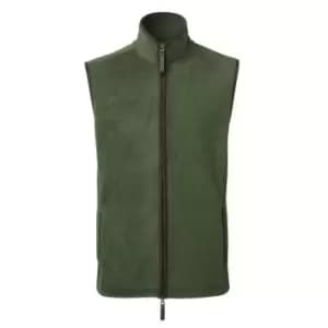Image of Premier Mens Artisan Fleece Gilet (M) (Moss Green/Brown)