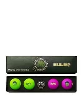 Image of Volvik Marvel 4 Ball + Marker Pack Hulk