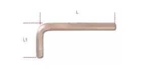 Image of Beta Tools 96 BA4 4mm Spark-Proof Offset Hexagon Key Wrench 000960764
