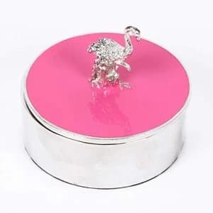 Image of Sophia Pink Flamingo Trinket Box