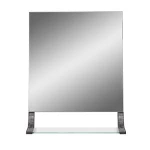 Image of Lloyd Pascal Sparkle Mirror & Shelf - Matt Black