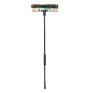 Image of Charles Bentley Charnwood 16" Utility Broom with Scraper