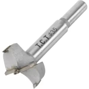 Image of Toolpak TCT Hinge Cutter Bit 35mm Tungsten Carbide
