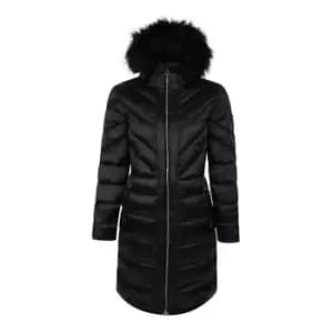 Image of Dare 2b Julien Macdonald Supression Longline Padded Jacket - Blk/BlkShine