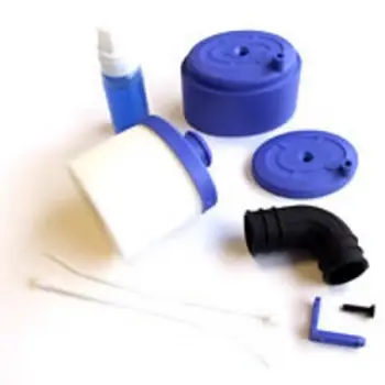 Image of Fastrax Waterproof Air Filter 1/8Th W/Air Filter Oil - Blue