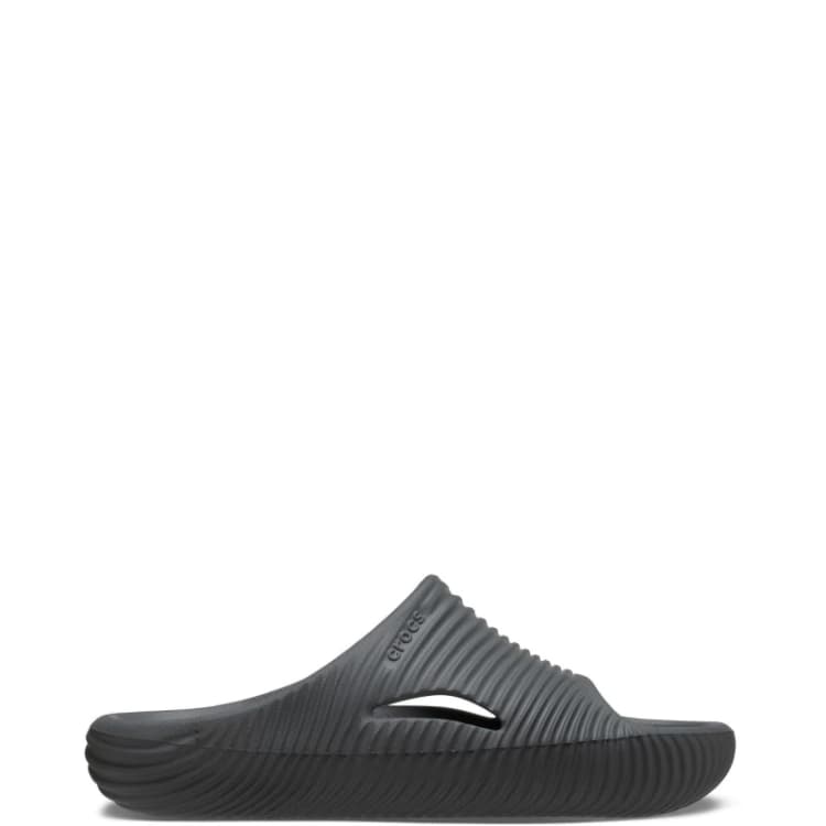 Image of Crocs Unisex Mellow Tide Recovery Slides Slate Grey W5/M4