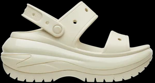 Image of Crocs Unisex Mega Crush Sandals Bone W4/M3