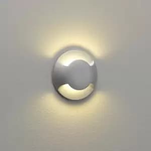 Image of Beam Two LED 1 Light Outdoor Wall Light Painted Silver IP67