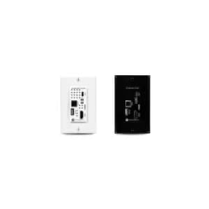 Image of Wallplate HDBaseT Transmitter for HDMI and USB-C with USB Hub