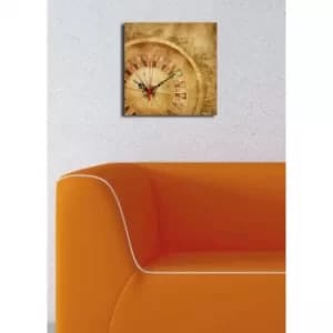 Image of 2828CS-5 Multicolor Decorative Canvas Wall Clock