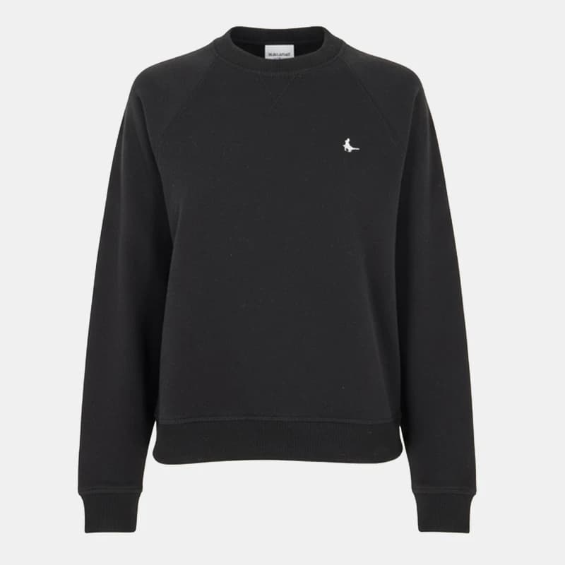 Image of Jack Wills Astbury Raglan Crew Sweatshirt - Black 4