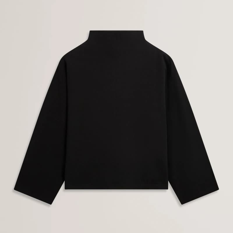 Image of Ted Baker Funnel Neck Sweatshirt Black female 6 (2X)
