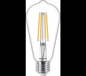 Image of Philips CLA LED Bulb Squirrel Cage ST64 7.2-60W E27 Warm White Dimmable - 77333500
