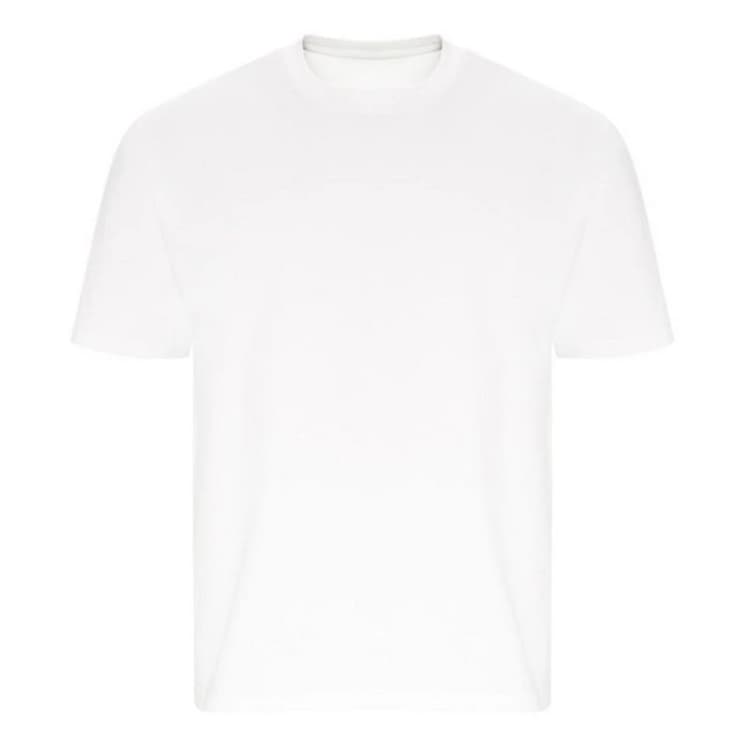 Image of Ecologie Ecologie Men Arrow Heavy Oversized T-Shirt in White Size: X-Small White XS Male 5063300878590