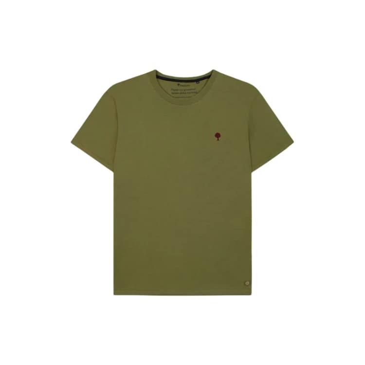 Image of Faguo knitted T-Shirt Faguo Arcy Vert Male M F25TS0106-KAK06