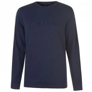 Image of Diesel Stripe Willy Sweatshirt - Navy