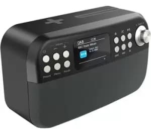 Image of I-BOX Shuffle Bluetooth Mini Hi-Fi System with Qi Charger - Black