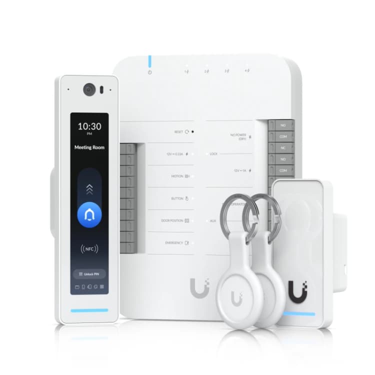 Image of Ubiquiti G3 Starter Kit Pro security access control system Grey. White