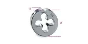 Image of Beta Tools 442 HSS Coarse Pitch Metric Thread Round Die M10 x 1.5mm 004420010