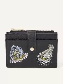 Image of Accessorize Embroidered Removable Cardholder Purse