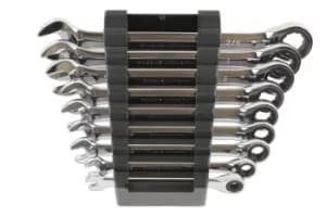 Image of Laser Tools 6699 Ratchet Ring Spanner Set AF 9pc