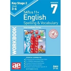 Image of KS2 Spelling & Vocabulary Workbook 7 Intermediate Level Paperback / softback 2018