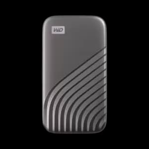 Image of Western Digital 500GB WD My Passport Portable External SSD Drive WDBAGF5000AGY