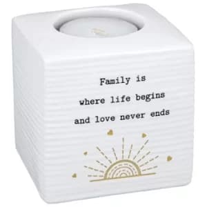 Image of Thoughtful Words Tealight Holder Family