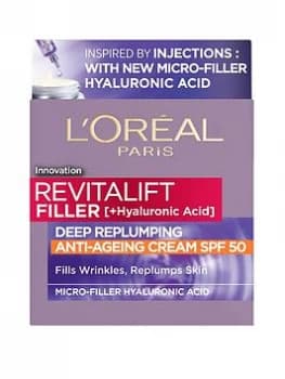 Image of LOreal Paris Revitalift Filler SPF 50 Day Cream 50ml