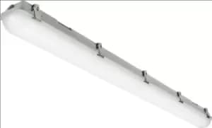 Image of KnightsBridge 230V IP65 IK08 4ft Selectable 19W/37W CCT Adjustable Microwave ST Emergency Non-Corrosive