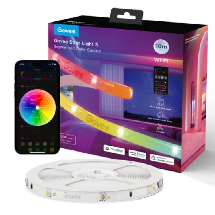 Image of Govee Rgbicw Strip Light 10M - Cuttable Protective Coating