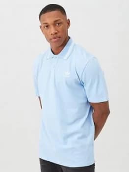 Image of Adidas Originals Pique Polo - Blue