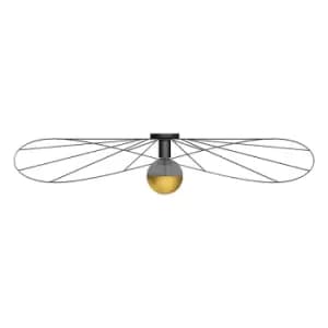 Image of Sollux Wall Lamp / Plafond Eskola 110 Black