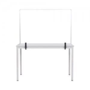 Image of Bi-Office Protector Board W/Clamps Maya Alu Frm1040x700