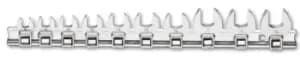 Image of Beta Tools 910CF/SB 10pc 3/8" Square Drive Crowfoot Wrench Rail Set 10-19mm