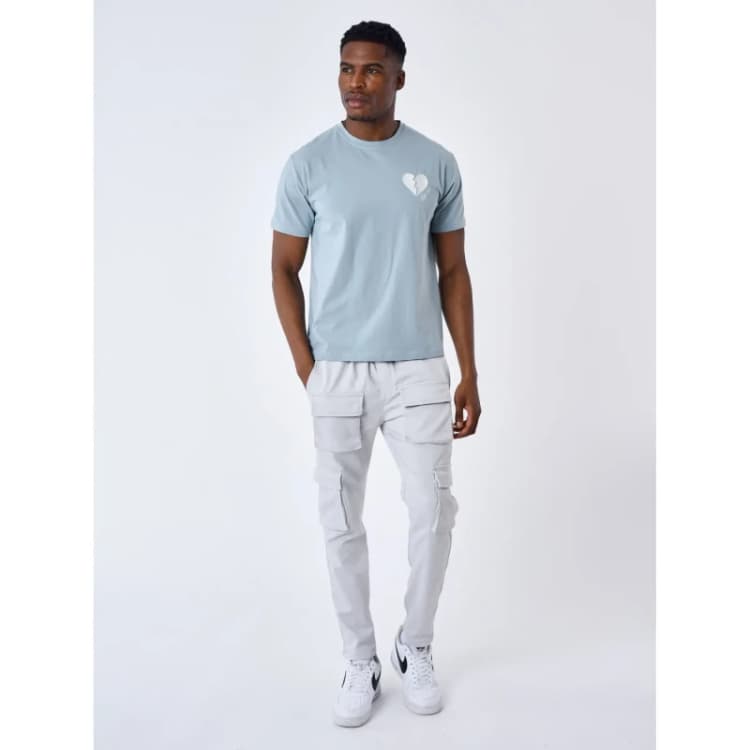Image of Project X Paris T-Shirt Project X Paris Bleu Male XS T231022_OMOW
