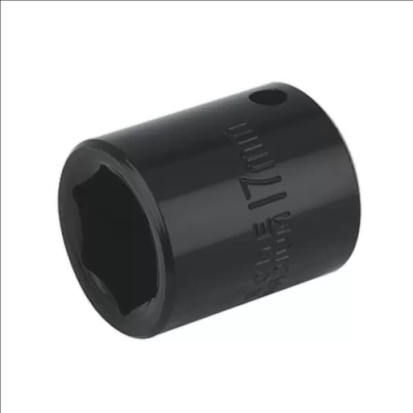Image of Genuine SEALEY IS3817 Impact Socket 17mm 3/8Sq Drive