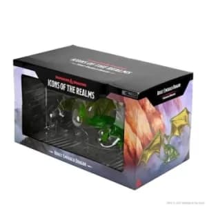Image of Adult Emerald Dragon Premium Figure: D&D Icons of the Realms