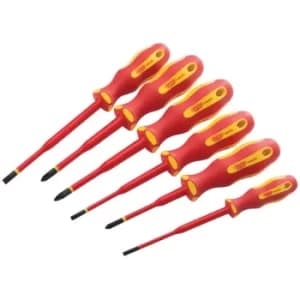 Image of Draper Ergo Plus® Slimline VDE Approved Fully Insulated Screwdrivers (6 Piece)