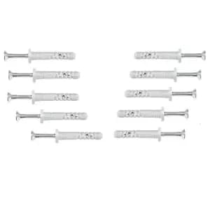 Image of Nylon Hammer Wall Plug Corall Cylindrical Window Door Frame Concrete Brick - Size 5x35mm - Pack of 20