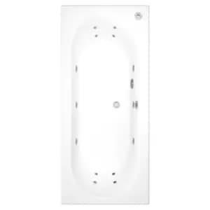 Image of Burford Double Ended Bath with 14 Jet Whirlpool System - 1800 x 800mm